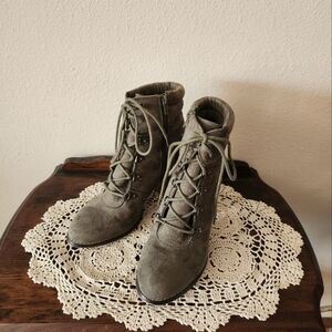 Candies Suede Ankle Boots